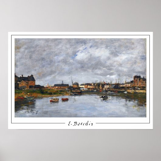 Affiche d'art Eugène Boudin Zedign #190 (Devant)