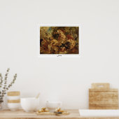 Affiche d'art Eugène Delacroix Zedign #11 (Cuisine)