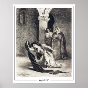 Affiche d'art Eugène Delacroix Zedign #400