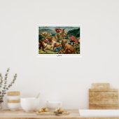 Affiche d'art Eugène Delacroix Zedign #622 (Cuisine)