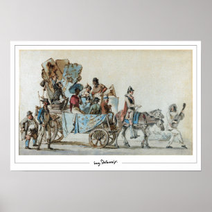 Affiche d'art Eugène Delacroix Zedign #644