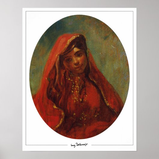 Affiche d'art Eugène Delacroix Zedign #674 (Devant)