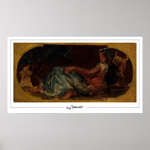 Affiche d'art Eugène Delacroix Zedign #699