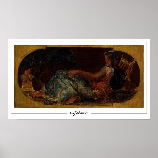 Affiche d'art Eugène Delacroix Zedign #699 (Devant)