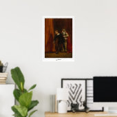 Affiche d'art Eugène Delacroix Zedign #716 (Bureau à domicile)