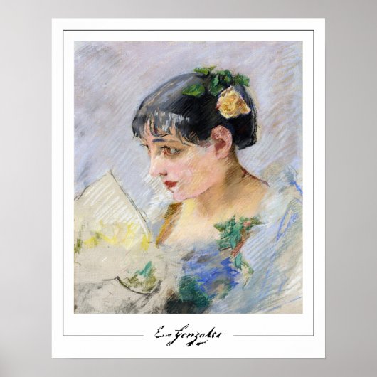 Affiche d'art Eva Gonzalès Zedign #70 (Devant)