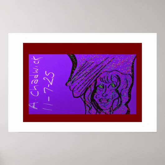 Affiche d'art fantastique (Devant)