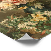 Affiche d'art fine de nature morte florale (Coin)