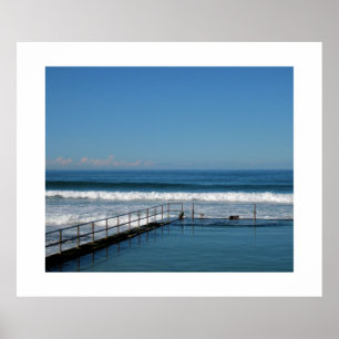 Affiche d'art fine de photographie de plage