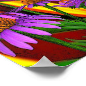 Affiche d'art Fleurs de soleil (Coin)