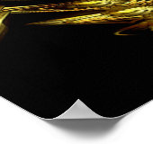 Affiche d'art fractal de l'heure du dragon / Impre (Coin)