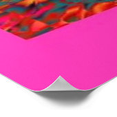 Affiche d'art fractal Grand Finale Fireworks (Coin)