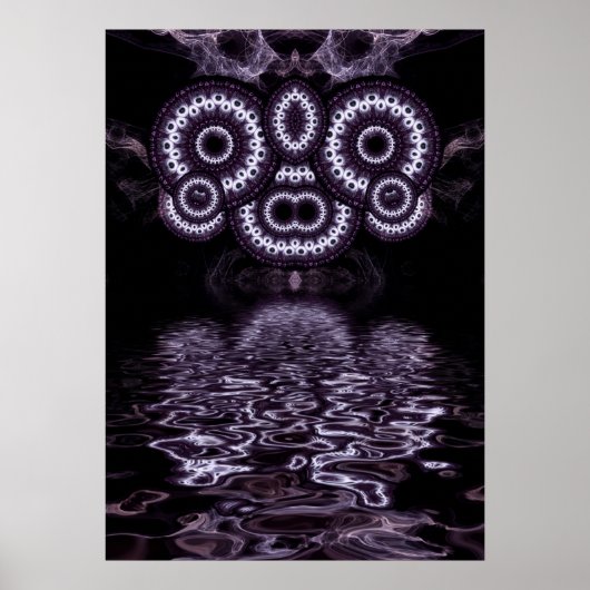 Affiche d'art fractal Ramiana (Devant)