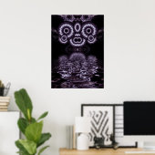 Affiche d'art fractal Ramiana (Bureau à domicile)