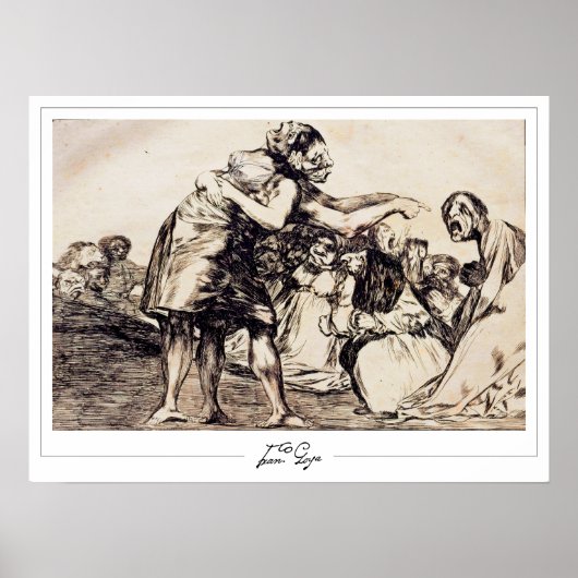 Affiche d'art Francisco Goya Zedign #517 (Devant)