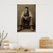 Affiche d'art gothique vintage de Frankenstein en (Cuisine)