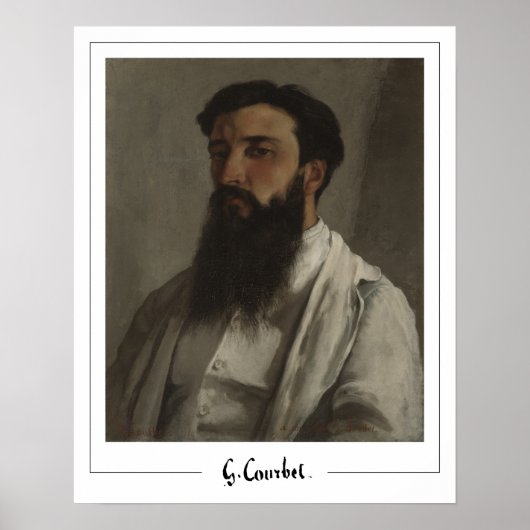 Affiche d'art Gustave Courbet Zedign #331-2 (Devant)