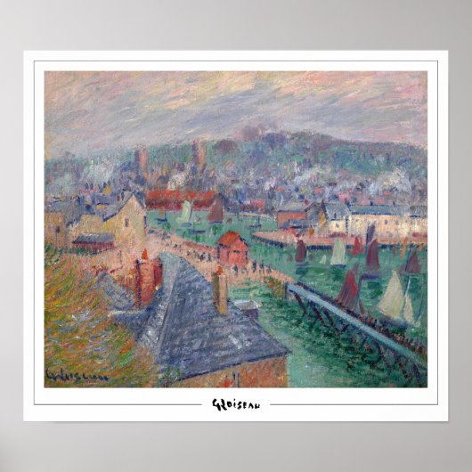 Affiche d'art Gustave Loiseau Zedign #339 (Devant)