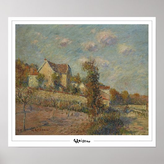 Affiche d'art Gustave Loiseau Zedign #362 (Devant)