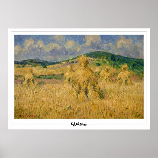 Affiche d'art Gustave Loiseau Zedign #375 (Devant)