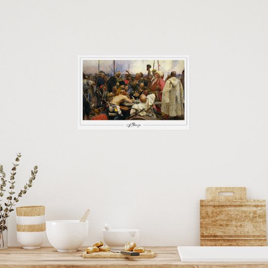 Affiche d'art Ilya Repin Zedign #21 (Cuisine)
