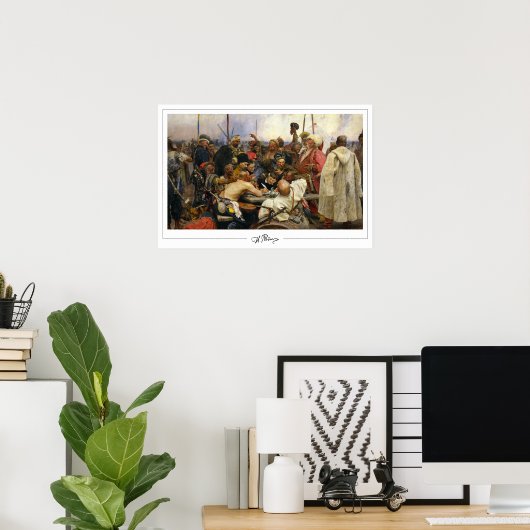 Affiche d'art Ilya Repin Zedign #21 (Bureau à domicile)