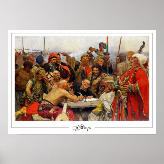 Affiche d'art Ilya Repin Zedign #788 (Devant)