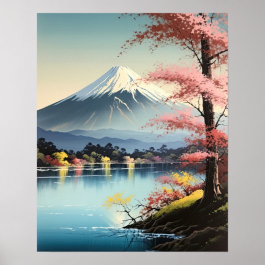 Affiche d'art japonais Mt. Fuji (Devant)
