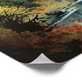 Affiche d'art japonais Mt. Fuji (Coin)