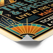 Affiche d'art Jazz Vintage 1930 (Coin)