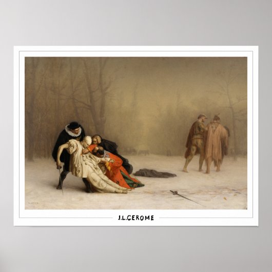 Affiche d'art Jean-Léon Gérôme Zedign #11 (Devant)