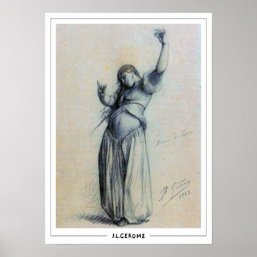 Affiche d'art Jean-Léon Gérôme Zedign #115 (Devant)