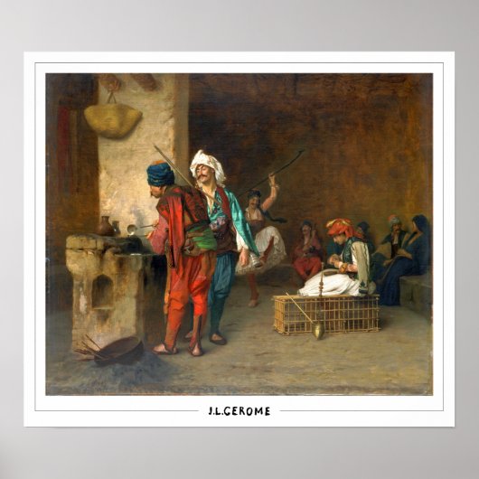 Affiche d'art Jean-Léon Gérôme Zedign #118 (Devant)