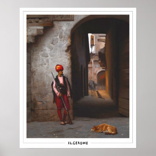 Affiche d'art Jean-Léon Gérôme Zedign #13 (Devant)