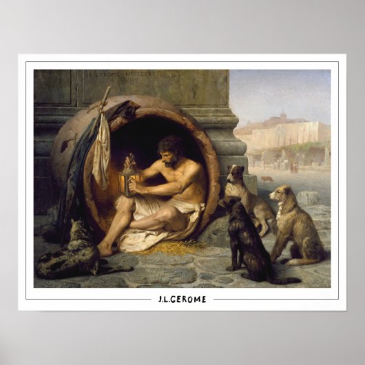 Affiche d'art Jean-Léon Gérôme Zedign #141 (Devant)