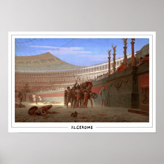 Affiche d'art Jean-Léon Gérôme Zedign #150 (Devant)