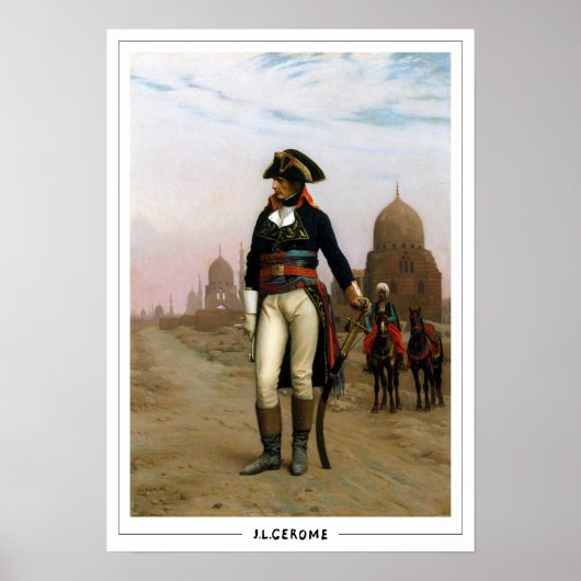 Affiche d'art Jean-Léon Gérôme Zedign #159 (Devant)