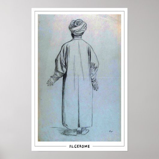 Affiche d'art Jean-Léon Gérôme Zedign #168 (Devant)