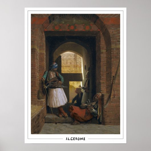 Affiche d'art Jean-Léon Gérôme Zedign #174 (Devant)
