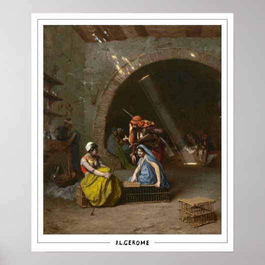 Affiche d'art Jean-Léon Gérôme Zedign #18 (Devant)