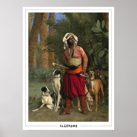 Affiche d'art Jean-Léon Gérôme Zedign #188 (Devant)