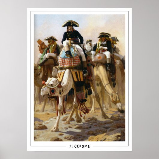 Affiche d'art Jean-Léon Gérôme Zedign #19 (Devant)