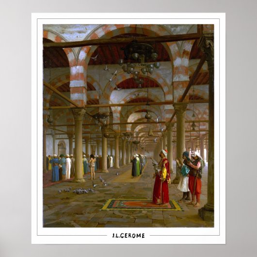 Affiche d'art Jean-Léon Gérôme Zedign #2 (Devant)