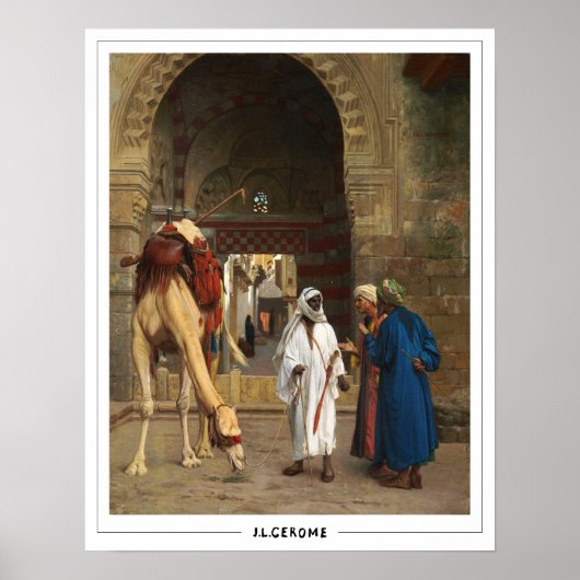 Affiche d'art Jean-Léon Gérôme Zedign #216 (Devant)