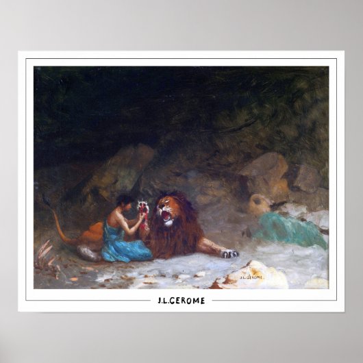 Affiche d'art Jean-Léon Gérôme Zedign #220 (Devant)