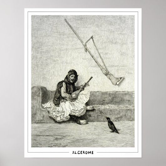 Affiche d'art Jean-Léon Gérôme Zedign #228 (Devant)