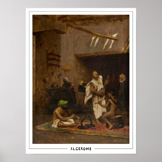 Affiche d'art Jean-Léon Gérôme Zedign #264 (Devant)