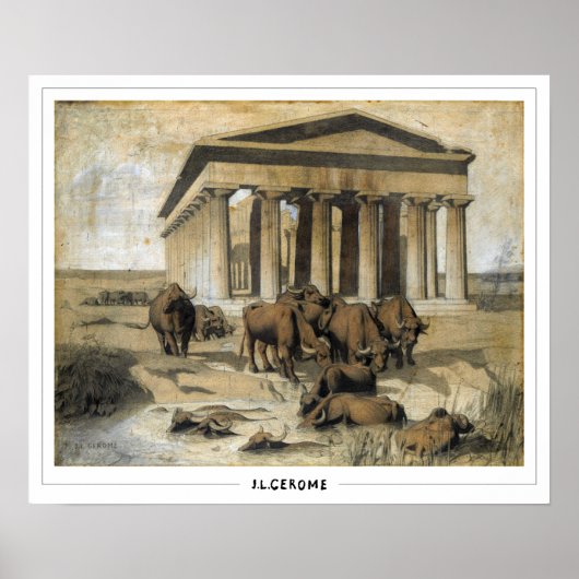 Affiche d'art Jean-Léon Gérôme Zedign #276 (Devant)