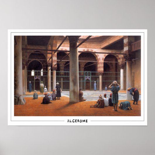 Affiche d'art Jean-Léon Gérôme Zedign #297 (Devant)