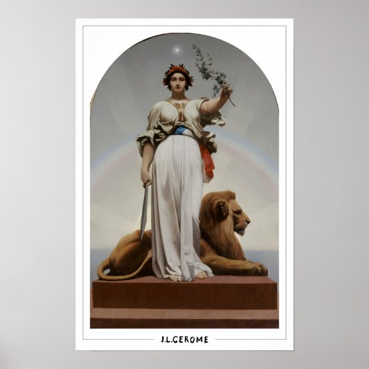 Affiche d'art Jean-Léon Gérôme Zedign #347 (Devant)